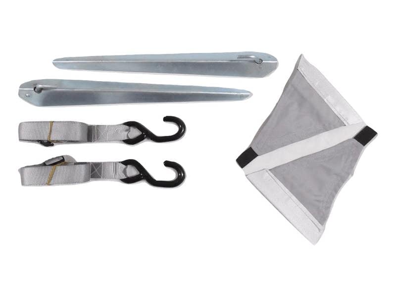 Roll Out Tie Down Wind Resistant Awning Kit -  Motorhome Caravan Camper