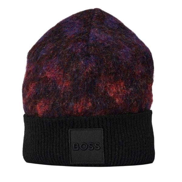 Boss Unisex Adult Miracolo Ribbed Beanie - Black - 