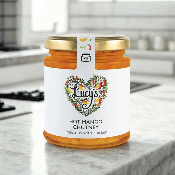Lucy's Dressings Hot Mango Chutney 150g