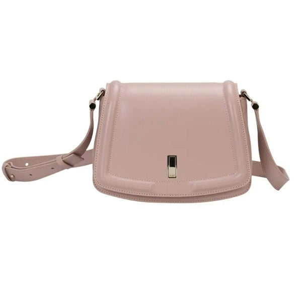 Hugo Boss Ariell Leather Saddle Bag - Beige