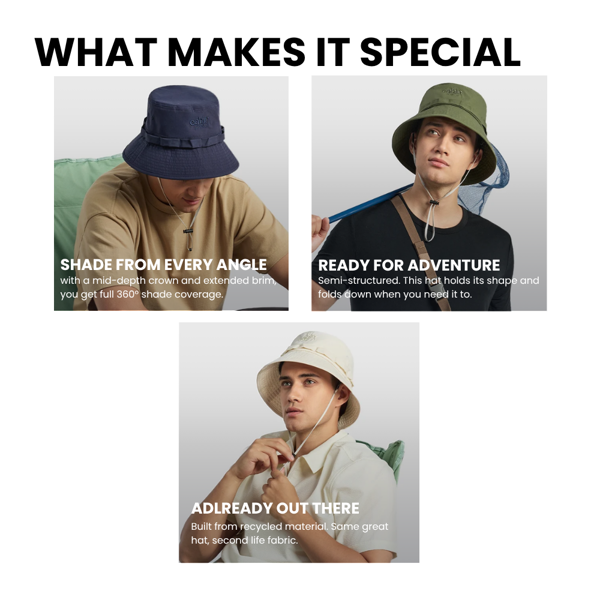 CabinZero Finsbury Bucket Hat