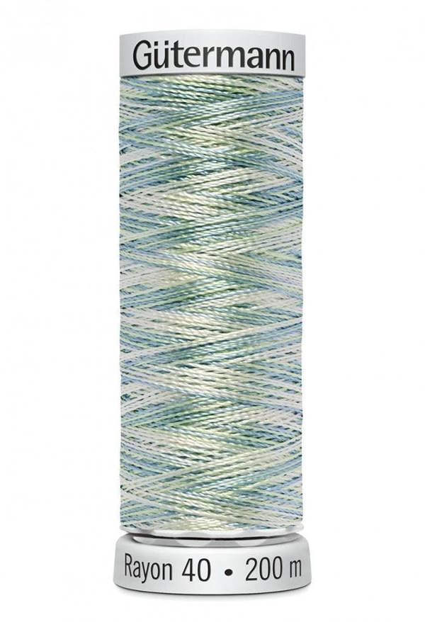 Gutermann No 40 Sulky Rayon Embroidery Thread 200m Rayon Thread Suitable For Embroidery