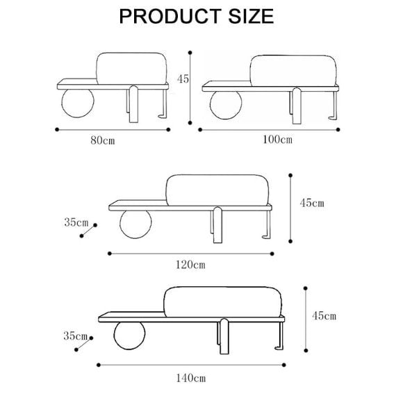 Alison Stylish Bench, Boucle-Rit Concept-Rit Concept
