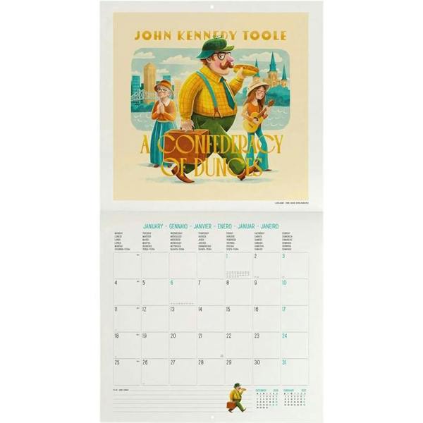 The Book Lovers Calendar 2027, Wall Calendars, Month To View, History & Literature, Gift