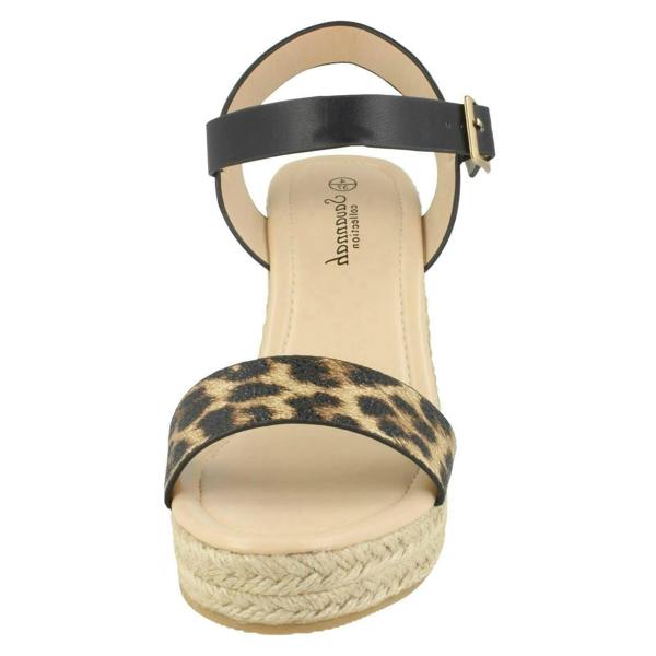 Savannah Ladies Savannah High Rope Wedge Sandals F10888