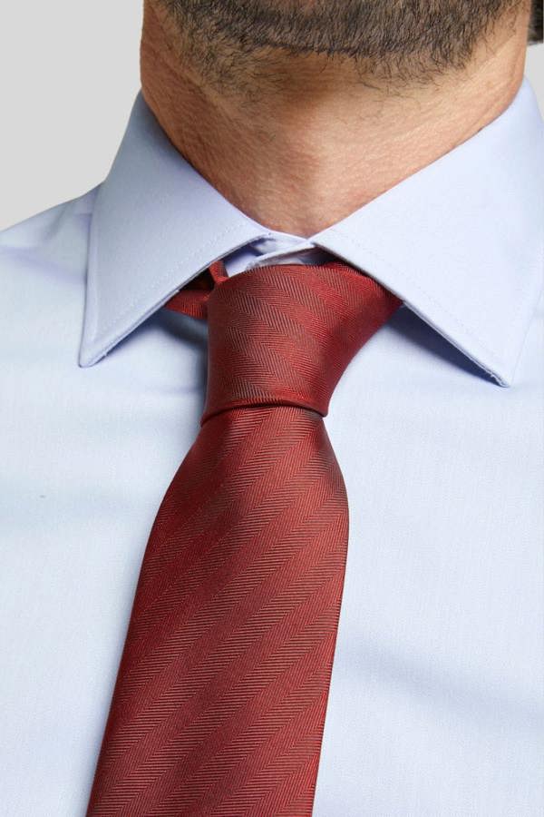 Blue Non-Iron Pure Cotton Twill Shirt