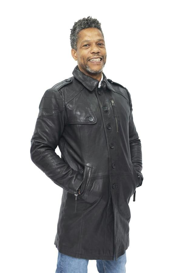 Infinity Leather Mens Leather Trench Coat-Hamburg