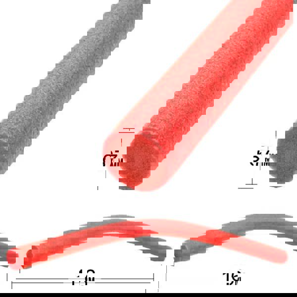 Red comfy pool noodles in high quality multi buy set of 24