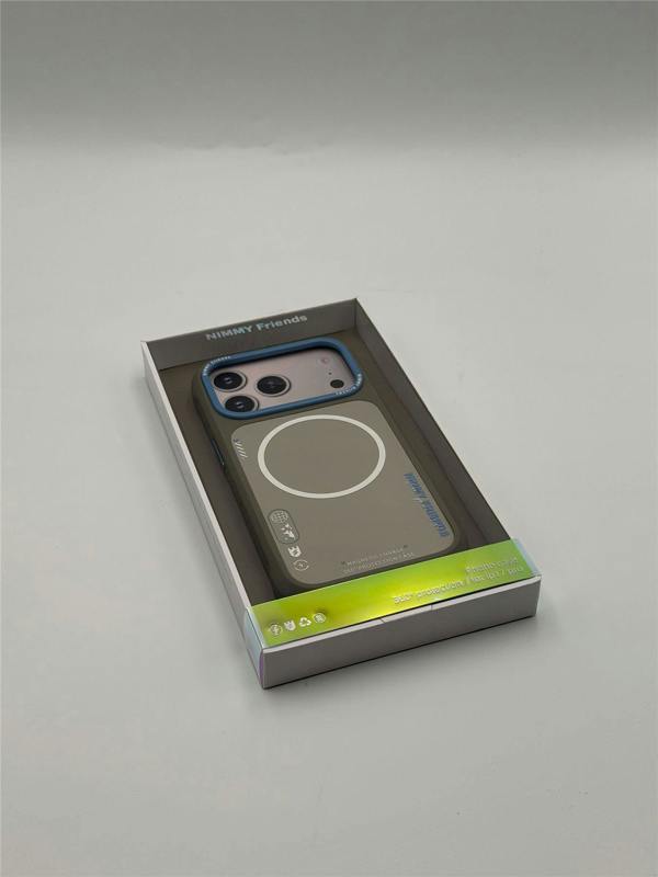 Nimmy Friends Nimmy Cool & Cute 2.0 Case with MagSafe for iPhone 17 Pro 6.3" Grey Blue - N-YJKM-CX2.0-IP17-PRO-05