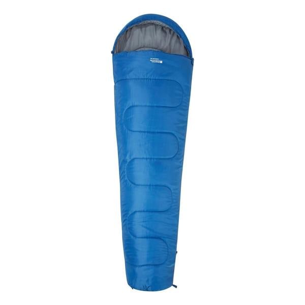 Mountain Warehouse Unisex Adult Basecamp 250 Summer Mummy Sleeping Bag - Blue - 