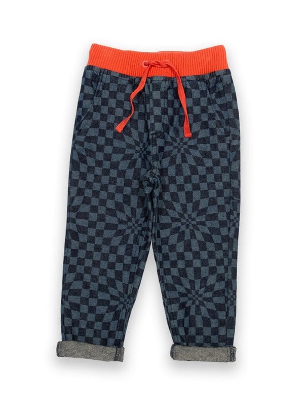 Kite Boys Organic Chequerboard Denim Pull Ups