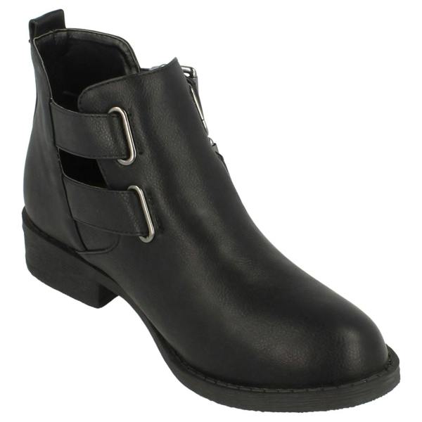 Spot On Girls Spot On Ankle Boots With Buckle Detail