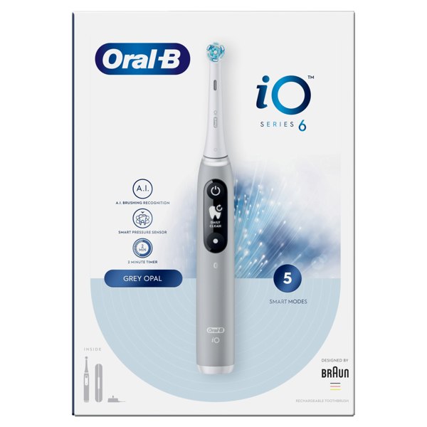 Oral-B iO 6 Electric Toothbrush - Grey