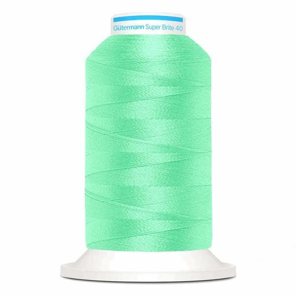 Gutermann Super Brite Polyester 40 Embroidery Thread 1000m Polyester Thread Suitable For Embroidery