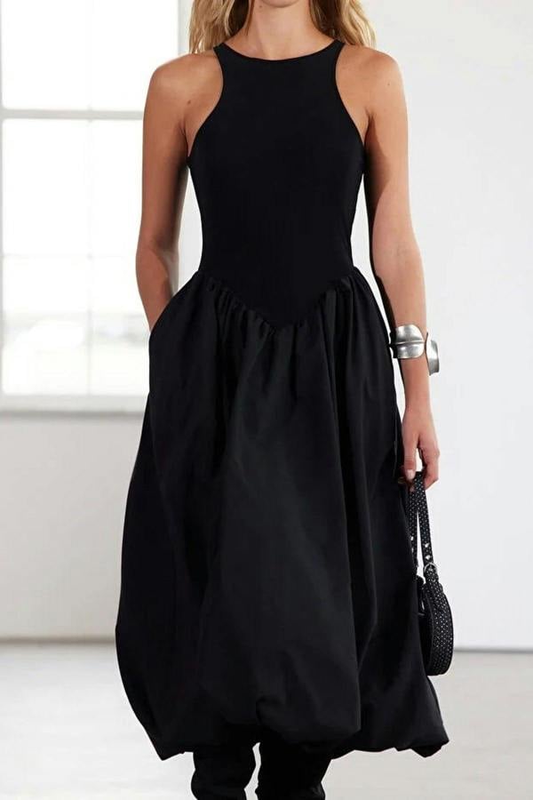WOVCOR Balloon Poplin Evening Dresses