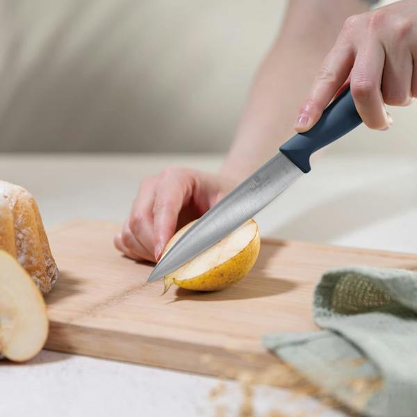 Berlinger Haus 10 Piece Knife Set with Bamboo Stand Matt Blue BH3145