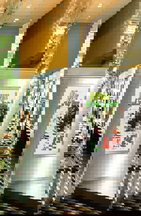 Durable DURAFRAME Self Adhesive Magnetic Signage Frame | 6 Pack | A3 Silver