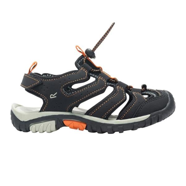 Regatta Childrens/Kids Westshore IV Sandals - Black/Rusty Orange - 