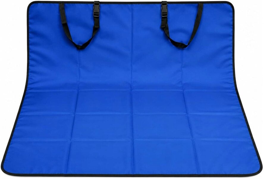 ATEK Waterproof Car Rear Seat Cover Boot Liner Mat Protector Floor Trunk Dog (blue) Protecting Car Boots Rear Seats Vehicle Interiors From Dog Hair
