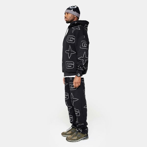 GVNMNT Clothing Co G* Jog Pant - Black / Grey