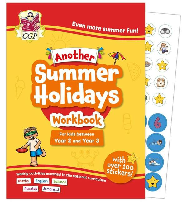 KS1 Summer Holidays Activity Workbook Bundle – for kids between Year 2 and Year 3 (Ages 6-7) CGP