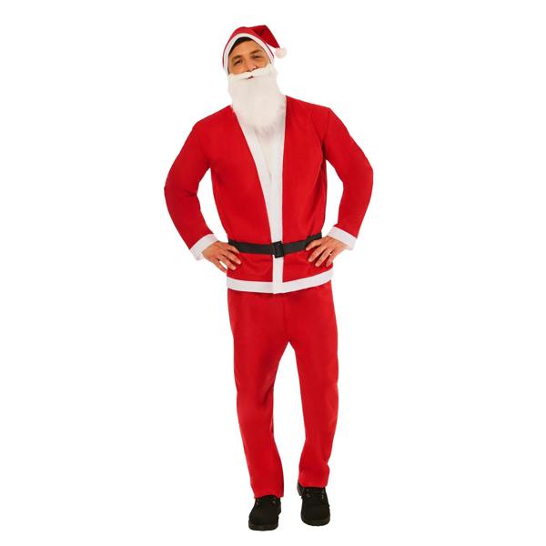 Bristol Novelty Unisex Adult Santa Claus Costume - Red/White