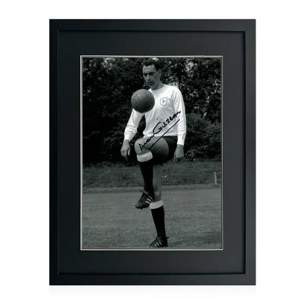 Alan Gilzean Signed Tottenham Hotspur 16x12 Image Deluxe Mount Frame