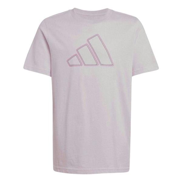 Adidas Childrens/Kids Big Logo T-Shirt - Pink - 