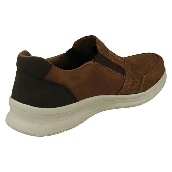 Rieker Mens Rieker Punched Detailed Wide Fitting Shoes 14853