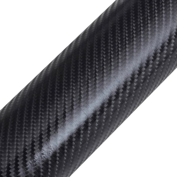 Berkfield Car Films 2 pcs 4D Black 100x150 cm+50x150 cm