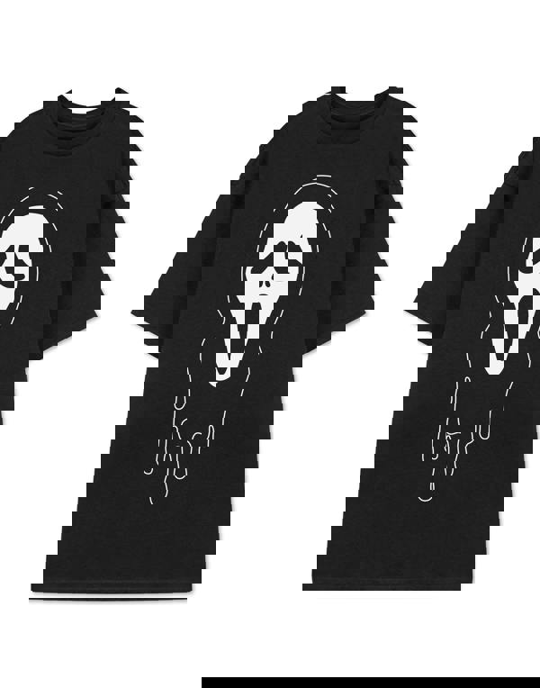 Show Me The Merch Unisex Black Ghostface Short Sleeved T-Shirt