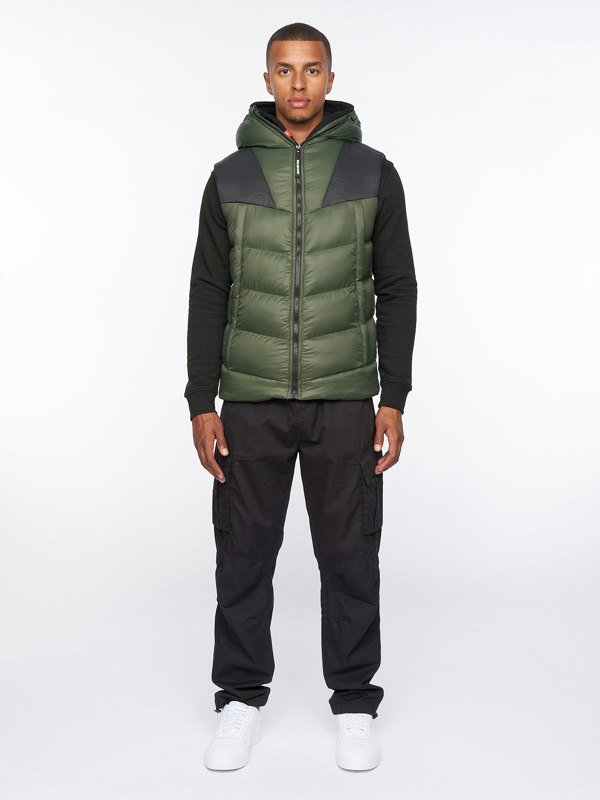 Duck and Cover Raymax Gilet Dark Olive