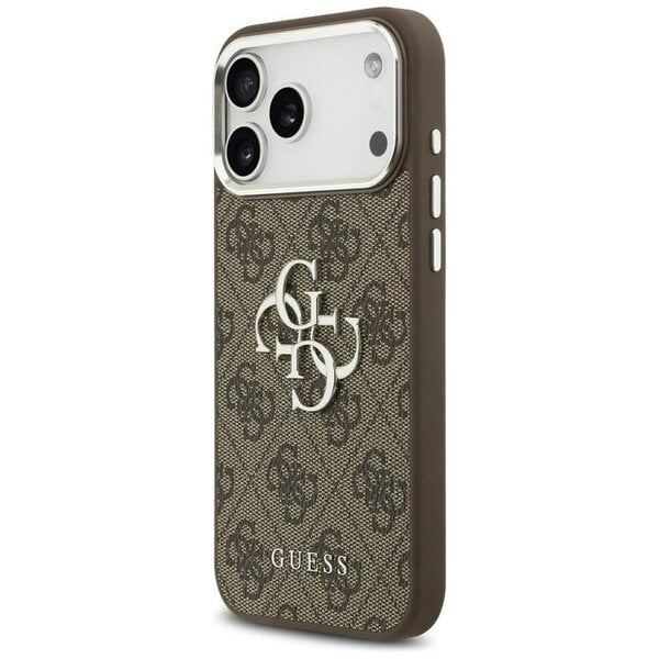 Guess Big 4G Classic Logo Case for iPhone 17 Pro Max 6.9" Brown - GUHCP17XP4G4SMCW