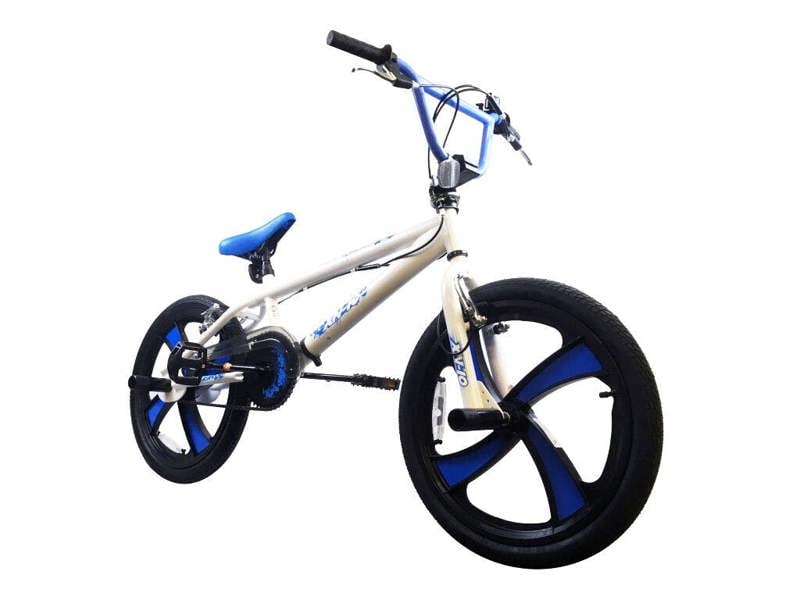 XN-10-20 BMX Unisex Freestyle Stunt Bike 20" - White/Blue