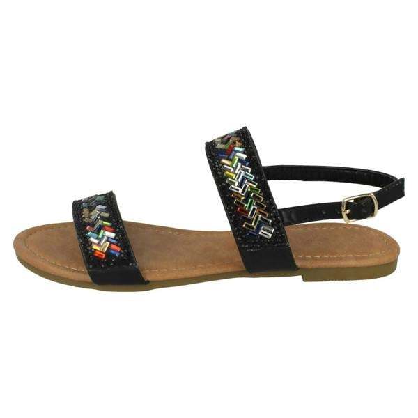 Anne Michelle Ladies Anne Michelle Double Strap Mule Sandals