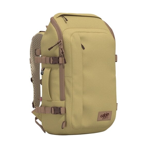 CabinZero Adventure Backpack 32L, Water-Resistant Carry On with Ripstop Nylon for Short Trips