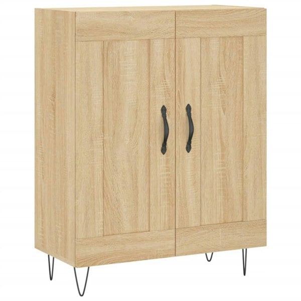 Berkfield Highboard Sonoma Oak 69.5x34x180 cm Engineered Wood