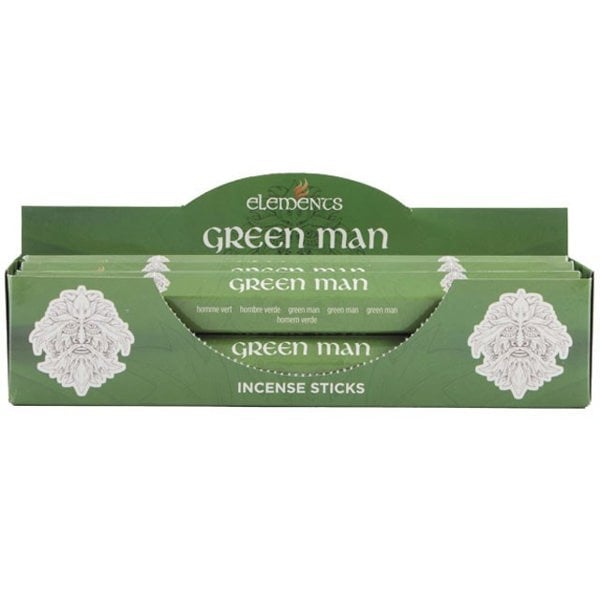 Serano Set of 6 Packets of Elements Green Man Incense Sticks
