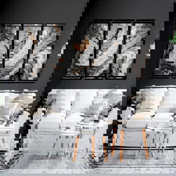 Contemporary art for living room | set of 3 wall art prints