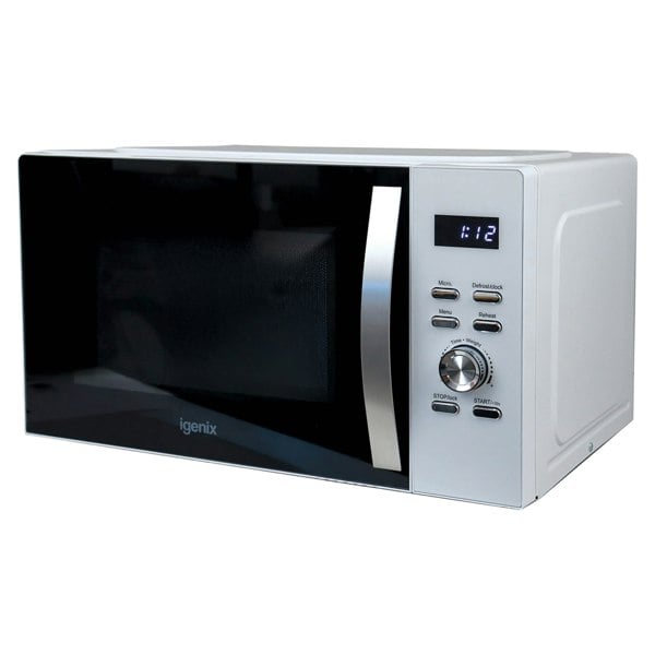 igenix Digital Microwave, 30 Litre, 950W, White, Igenix IGMS03090W
