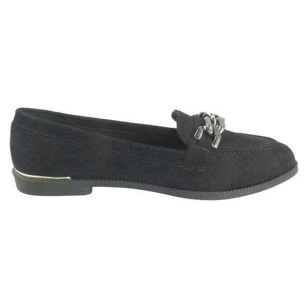 Spot On Ladies Spot On Smart Slip On Loafers F80545