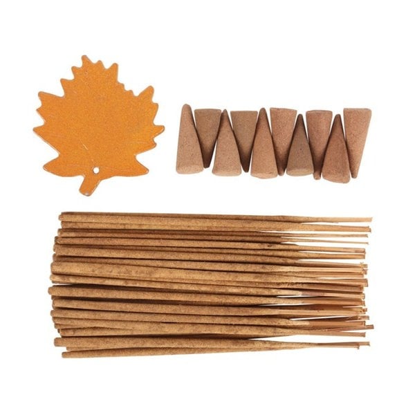 Serano Autumn Leaf Orange & Cinnamon Incense Gift Set