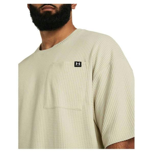 Under Armour Mens Rival Waffle T-Shirt - White - 