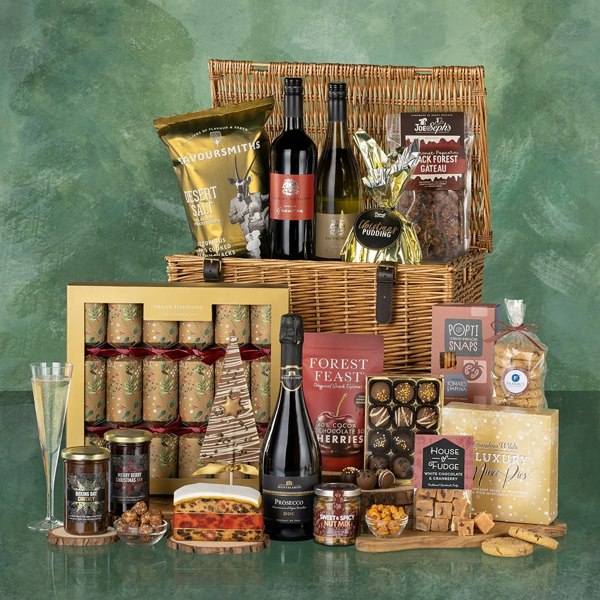 Christmas Tradition Wine and Prosecco Luxury Christmas Hamper