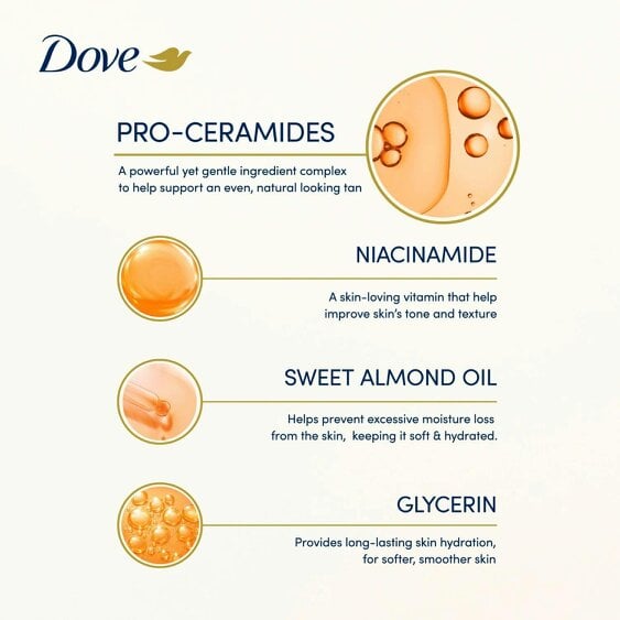 Dove Derma Spa Summer Revived Self Tan Mousse 150ml 2 Pack, Medium-Dark Skin