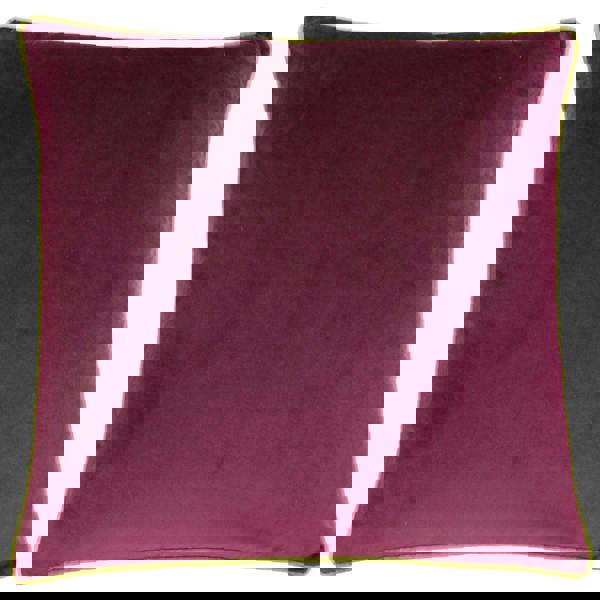 Paoletti Meridian Cushion Cover - Maroon/Moss