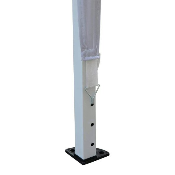 3 x 3M Garden Pop Up Gazebo Height Adjustable Marquee Party Tent Wedding Canopy with Carrying Bag, White