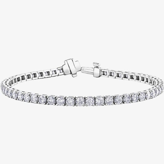 T. H. Baker 9ct White Gold 5.00ct Diamond Tennis Bracelet BR977WG/5-10