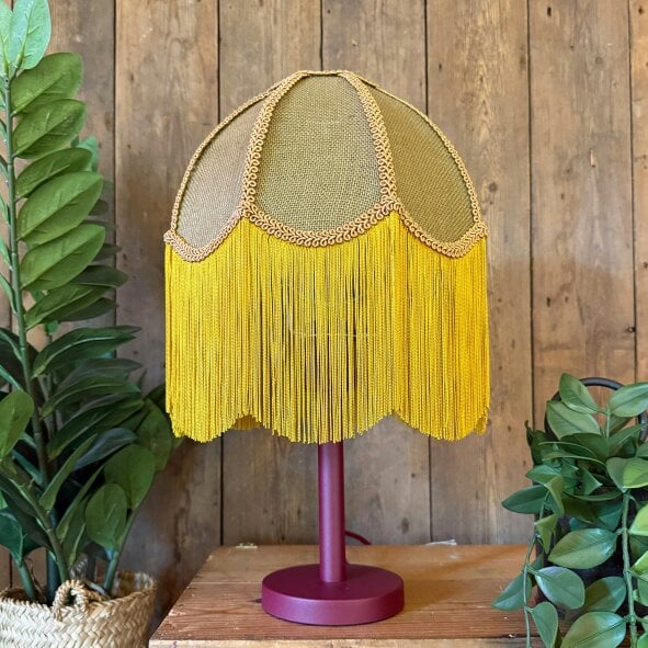 Love Frankie Matt Plum Stem Table Lamp