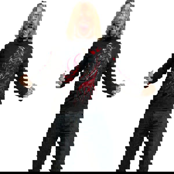 Spiral Direct SCREAMING DEATH - Longsleeve T-Shirt Black